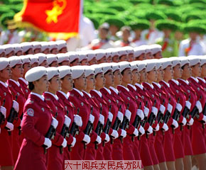 女民兵j - 六十年大庆阅兵照 - 中国门球网 - powered