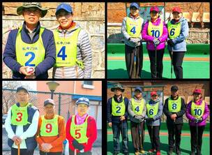 绿茵场上挥杆展风采 擦打闪带赢得赞扬声