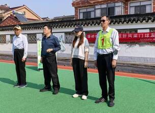 张家港市塘桥镇老年协会举行第十四届老年门球友谊赛